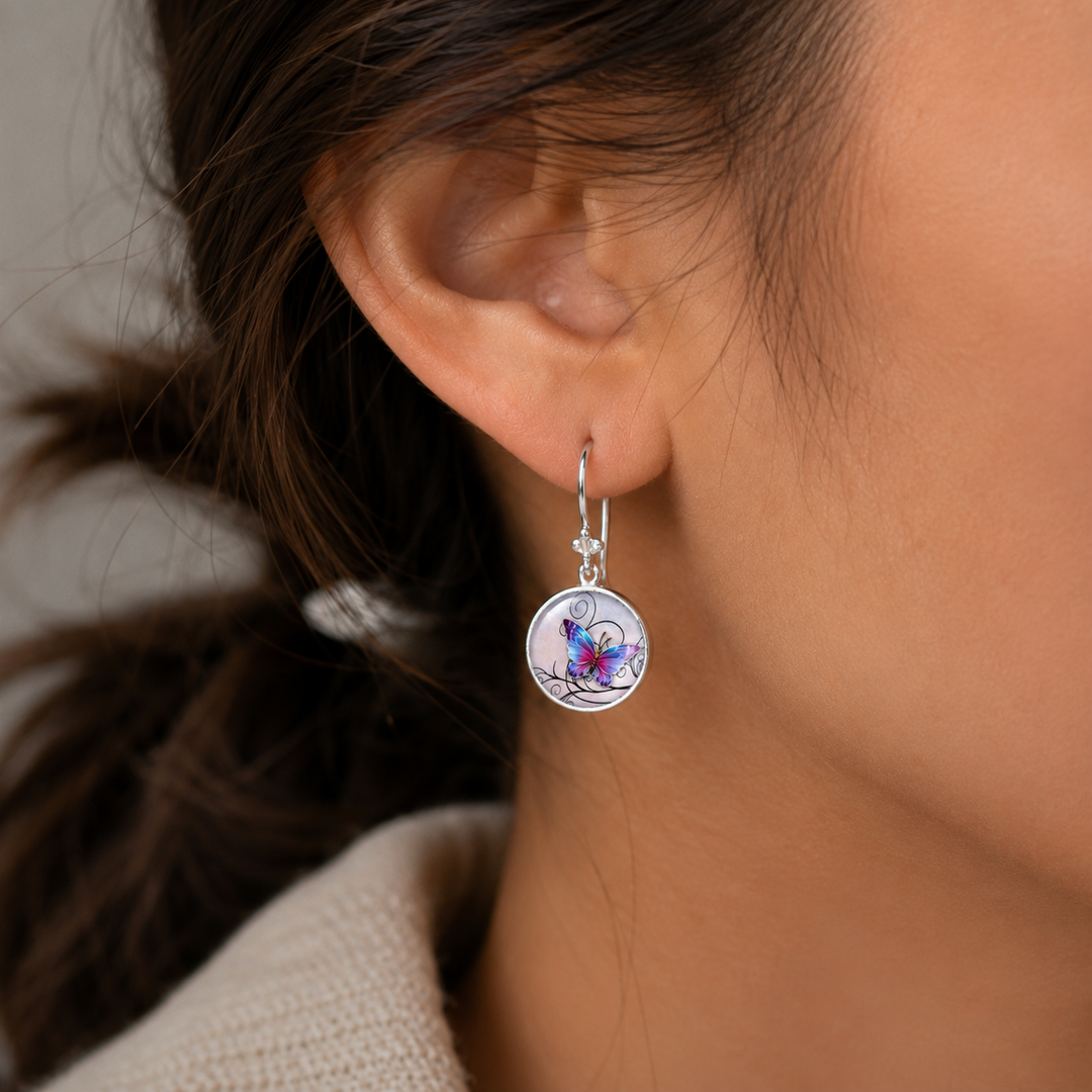 Bohemian Crystal Vintage Earrings