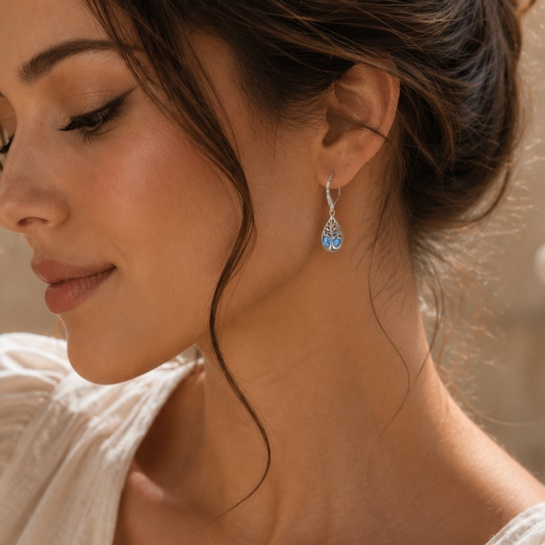 Delicate Tree of Life Earrings