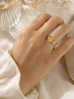Load image into Gallery viewer, Dainty Floral Wrap Ring
