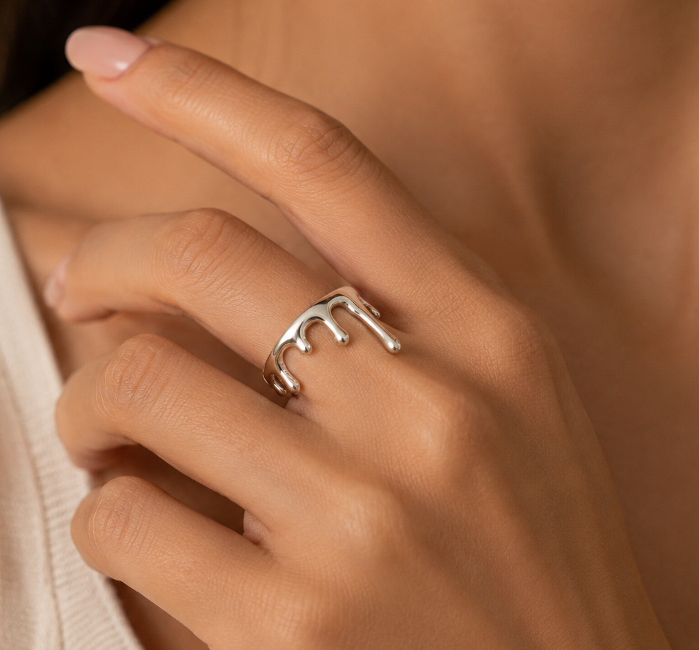 Setareh dripping honey ring