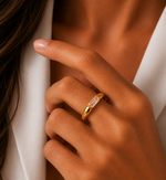 Load image into Gallery viewer, 18k Baguette Cut Fine Birthstone Ring
