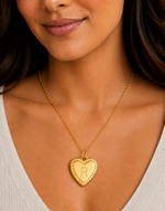 Load image into Gallery viewer, 14k Dainty Heart Pendant Letter Initial Necklace
