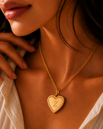 Load image into Gallery viewer, 14k Dainty Heart Pendant Letter Initial Necklace
