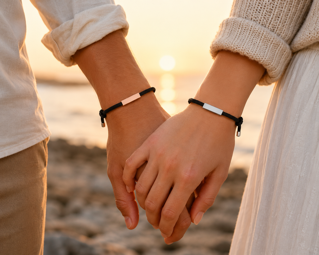 Custom Entwined Rope Magnetic Bracelet