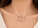 Load image into Gallery viewer, Personalized Heart Stack Necklace
