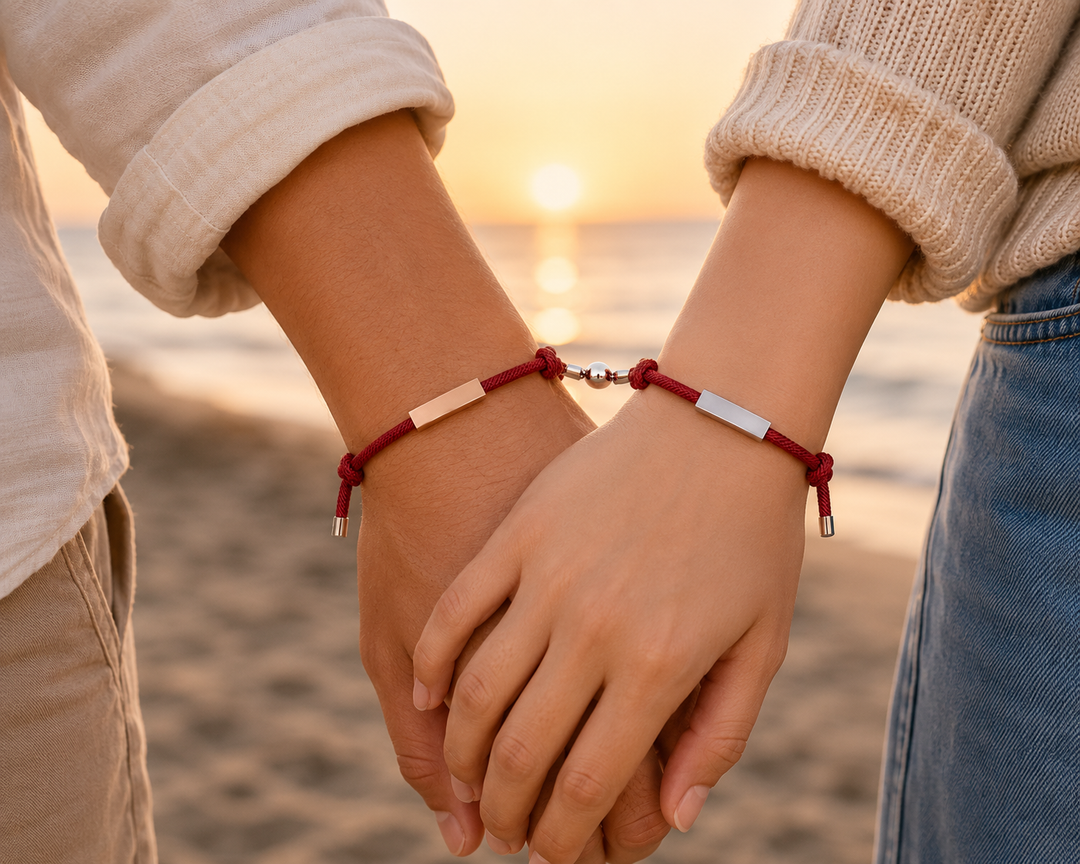 Custom Entwined Rope Magnetic Bracelet