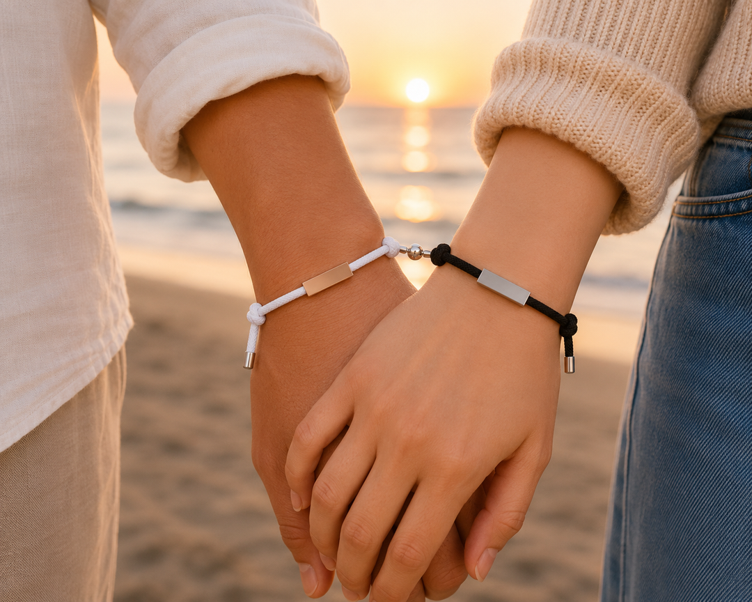 Custom Entwined Rope Magnetic Bracelet
