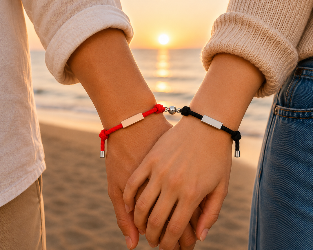 Custom Entwined Rope Magnetic Bracelet