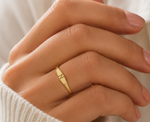 Load image into Gallery viewer, Dainty Initial Necklace, Bracelet &amp; Ring - 3 Piece Waterproof Jewelry Stack

