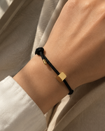 Load image into Gallery viewer, Adjustable Couples Box Letter Initial Bracelets

