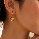 Load image into Gallery viewer, Clara Spherical Gold Hoops

