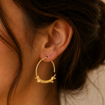 Load image into Gallery viewer, Riham Dachshund Hoop Earrings
