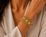 Load image into Gallery viewer, Bold Boho Wide Opening Cuff Bracelet
