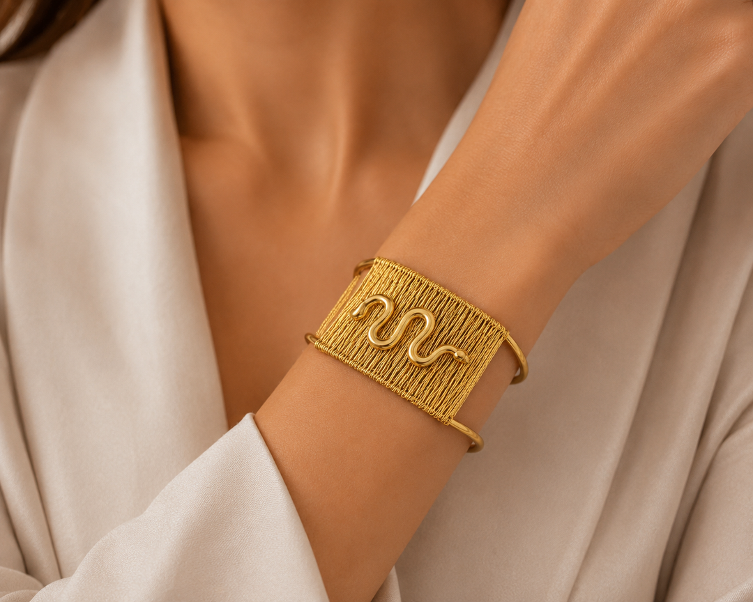 Bold Boho Wide Opening Cuff Bracelet