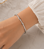 Load image into Gallery viewer, Classy Diamond Hex Bangle Bracelet
