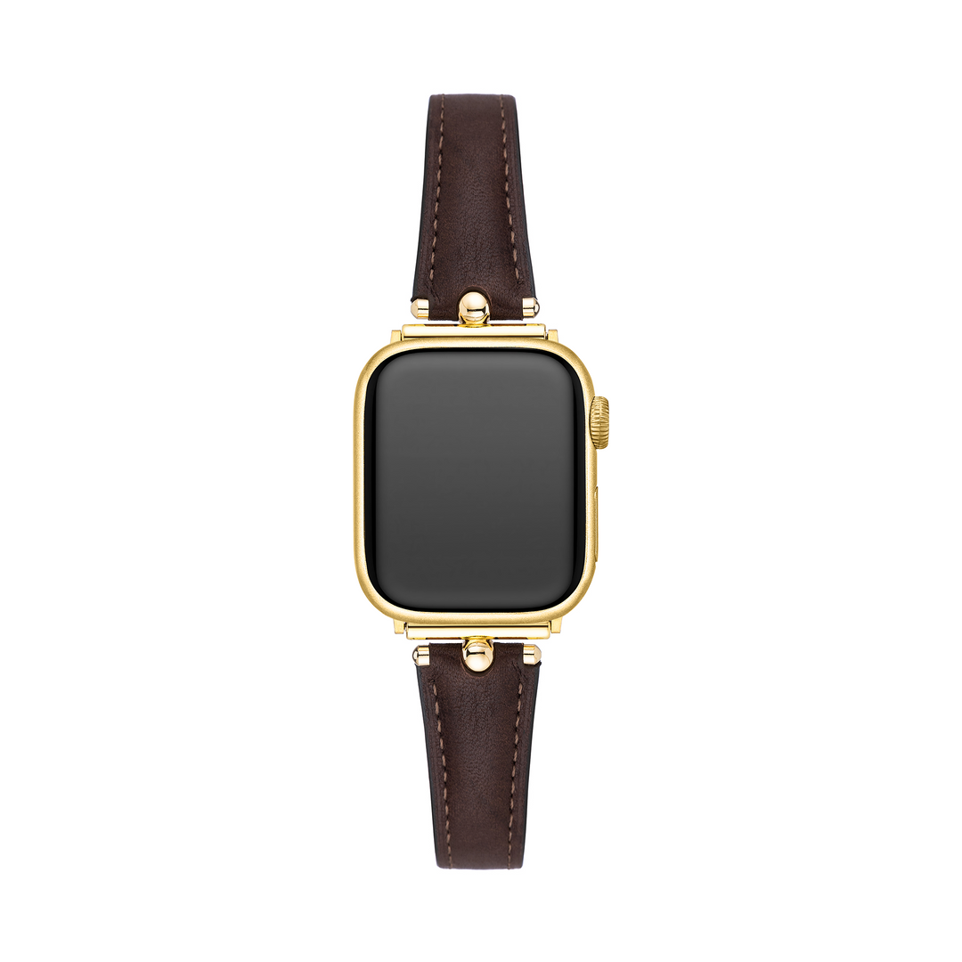 Luxury Genuine Leather Apple Watch Bands for Women