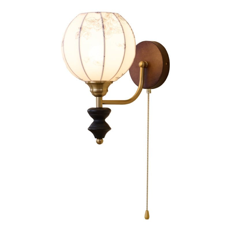 Wood And Metal Nordic Inspired Wall Light