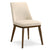 Luxury Clove Beige Velvet Dining Chairs for Elegant Dining Spaces