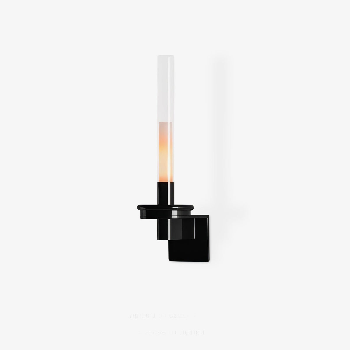 Cylindrical Glass Contemporary Wall Sconce