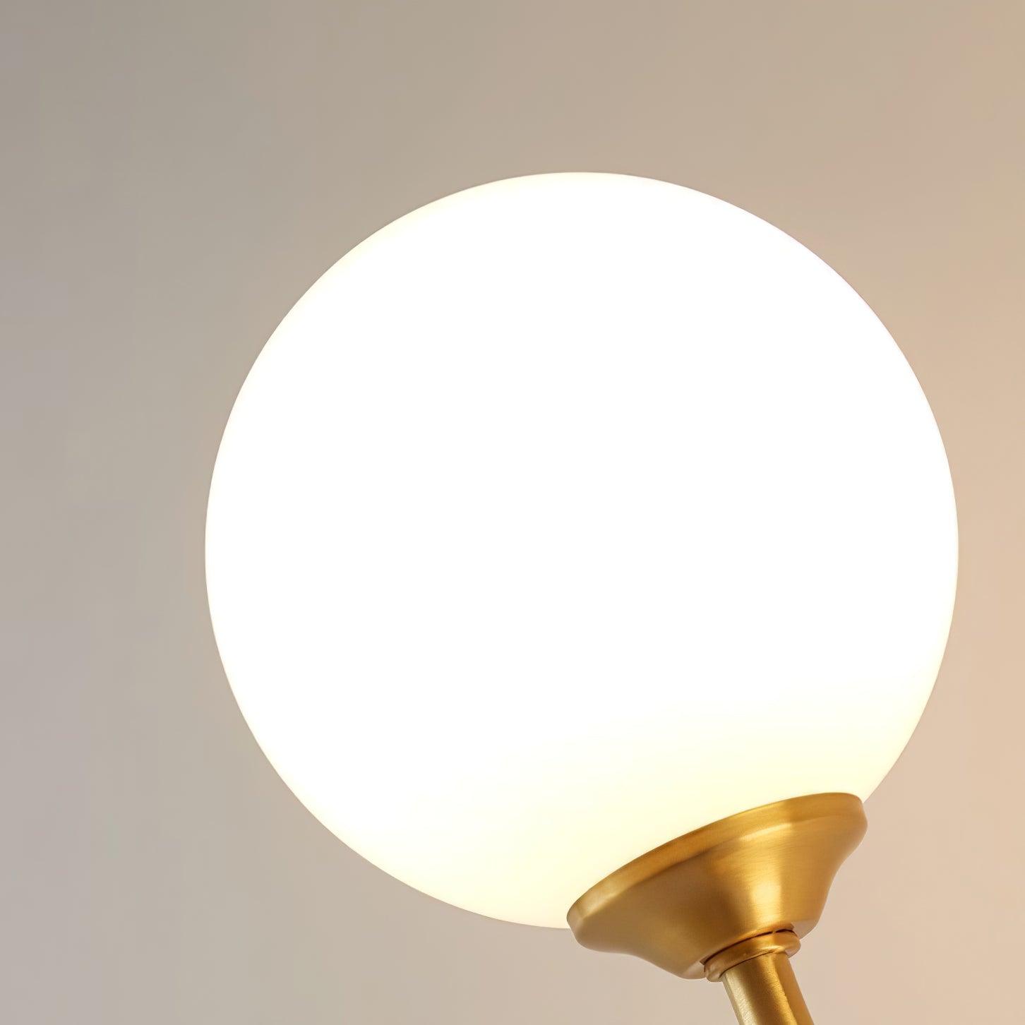 Brass Crystal Branch Contemporary Wall Light