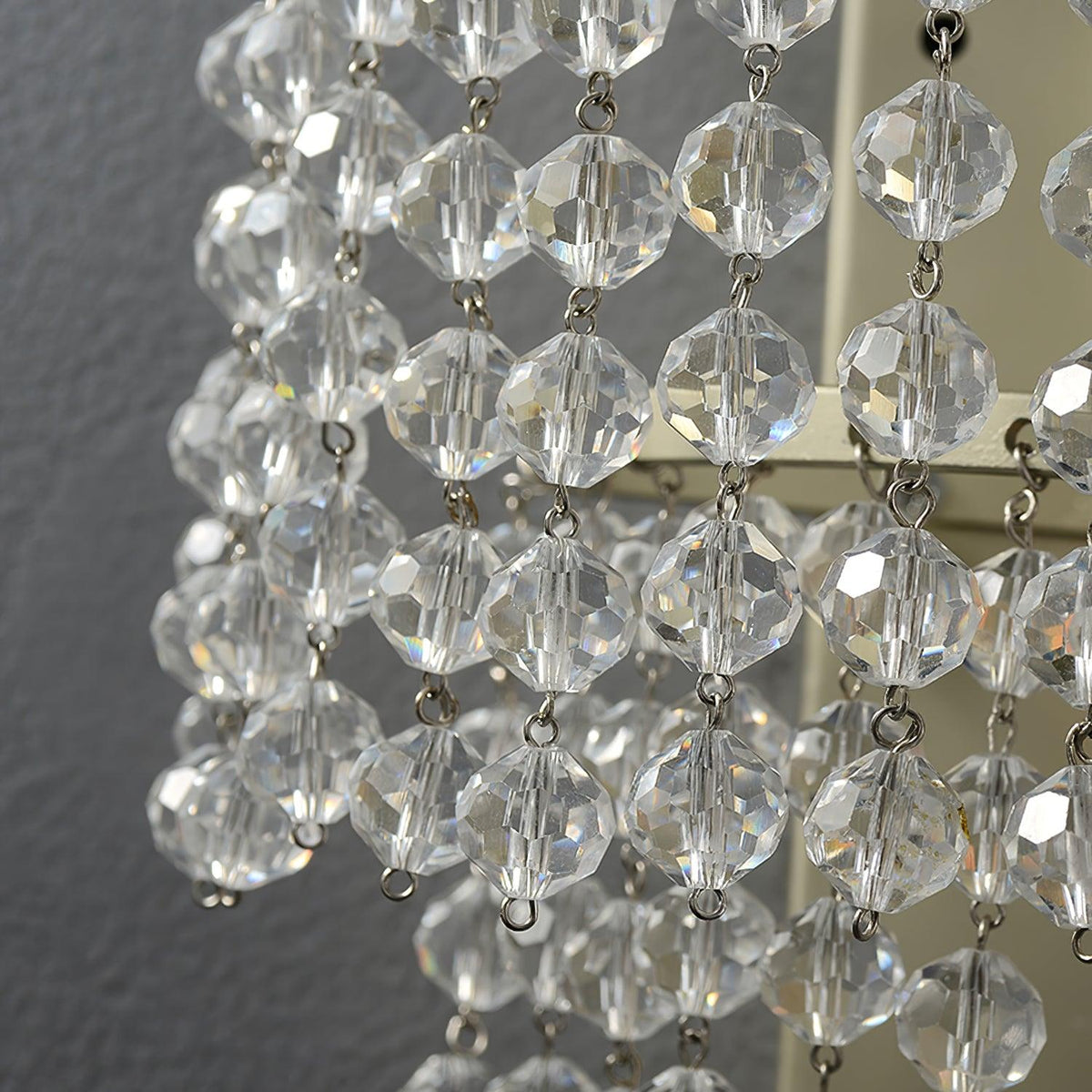 Crystal Waterfall Contemporary Wall Sconce