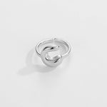 Load image into Gallery viewer, Cute Bubble Letter Initial Ring
