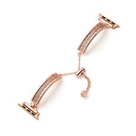 Load image into Gallery viewer, Sleek Metal Crystal Apple Watch Bands for Women
