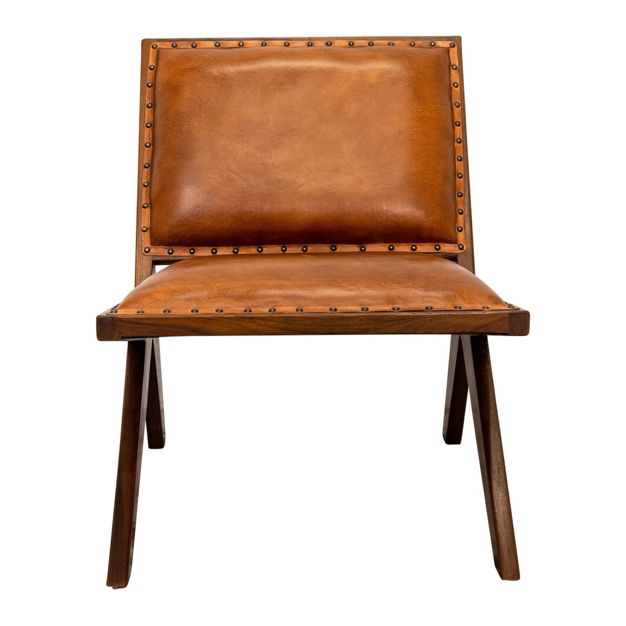 Premium Leather Lounge Chair for Elegant Living Spaces