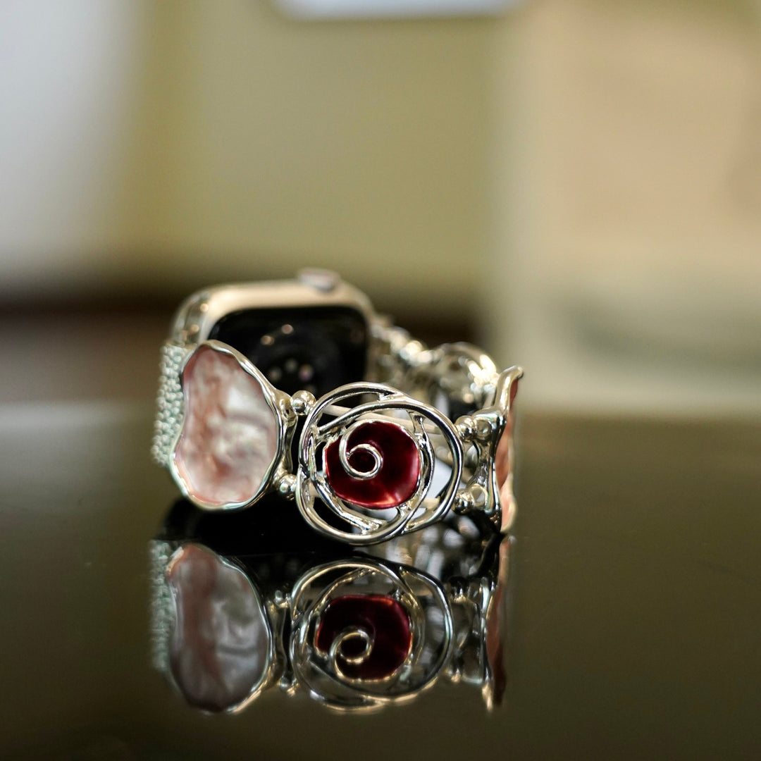 Dazzling Rose Apple Watch Bands for Women
