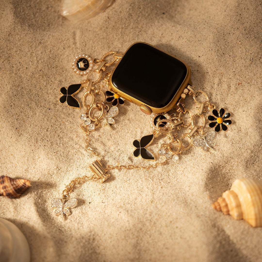 Dazzling Flower Apple Watch Bands for Women