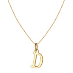 Load image into Gallery viewer, 14k Sleek Serif Initial Necklace
