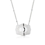 Load image into Gallery viewer, Dainty Belt Buckle Letter Initial Necklaces
