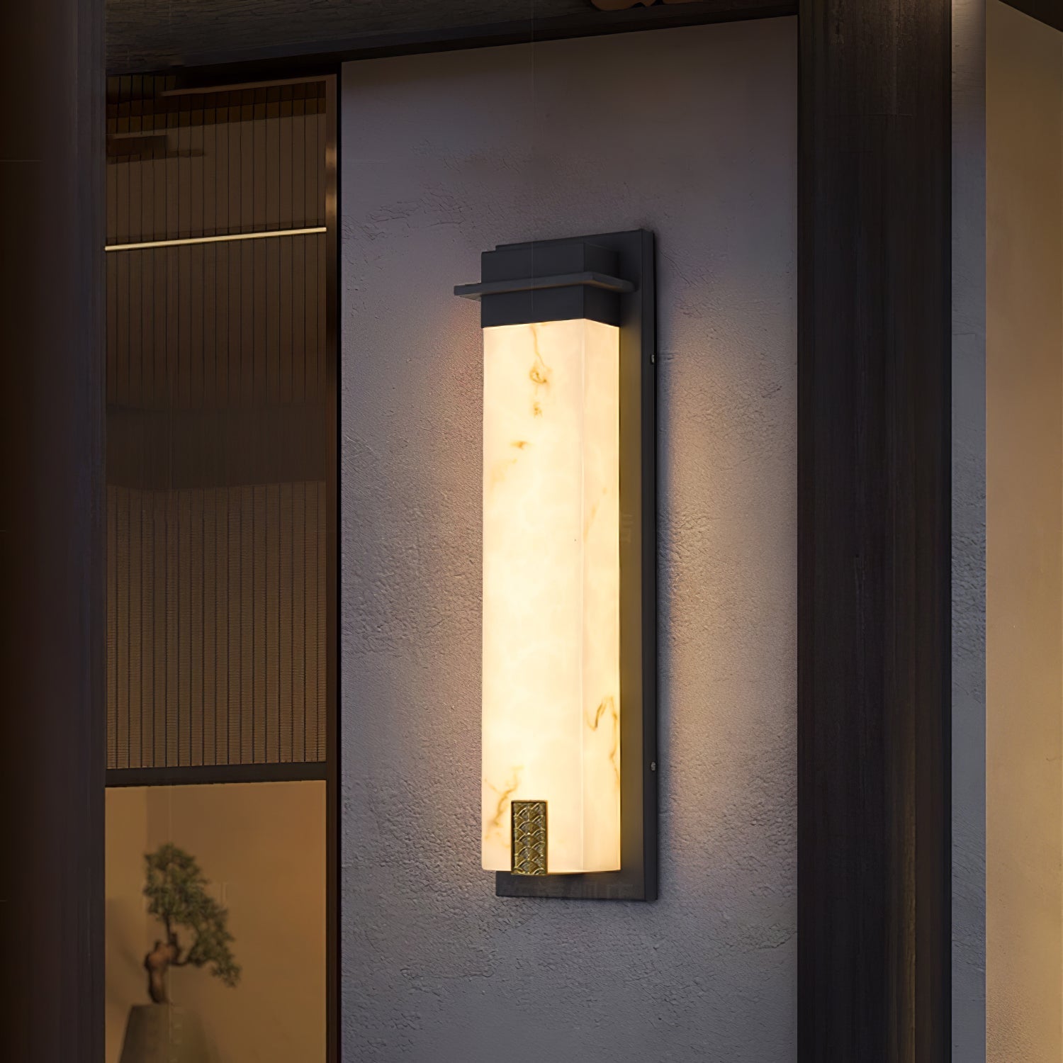 Rectangular Aluminum Contemporary Wall Light
