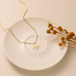 Load image into Gallery viewer, 14k Sleek Serif Initial Necklace
