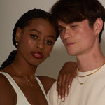 Load image into Gallery viewer, Tomiko Wide CZ Hoop Earrings
