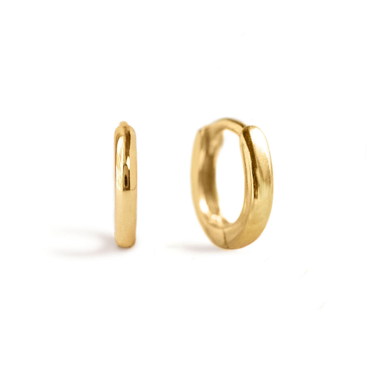 Tiny huggie hoop earrings