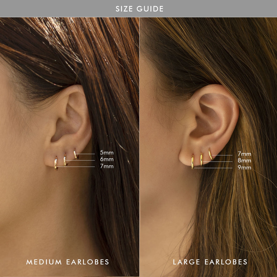 Queenie Huggie Hoop Earrings