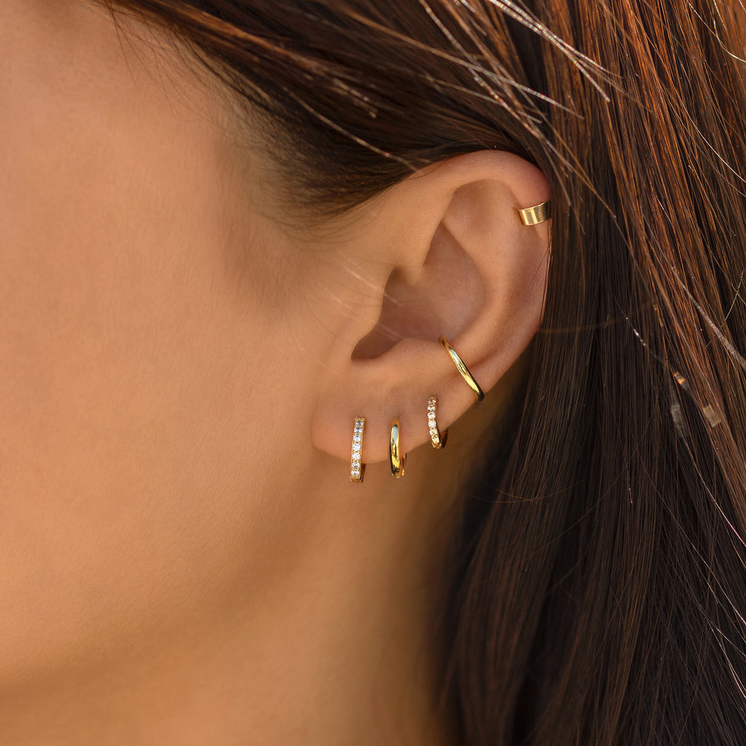 Tiny Huggie Hoop Earrings