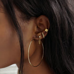 Load image into Gallery viewer, Scarlett Thin Large Hoop Earrings
