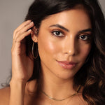 Load image into Gallery viewer, Scarlett Thin Large Hoop Earrings
