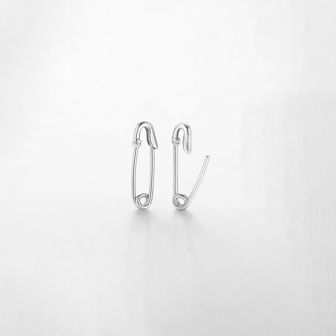 Eden Small Safety Pin Earrings
