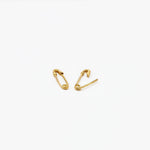 Load image into Gallery viewer, Eden Small Safety Pin Earrings
