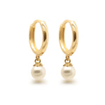 Load image into Gallery viewer, Ling Tiny Pearl Huggies

