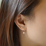 Load image into Gallery viewer, Ling Tiny Pearl Huggies
