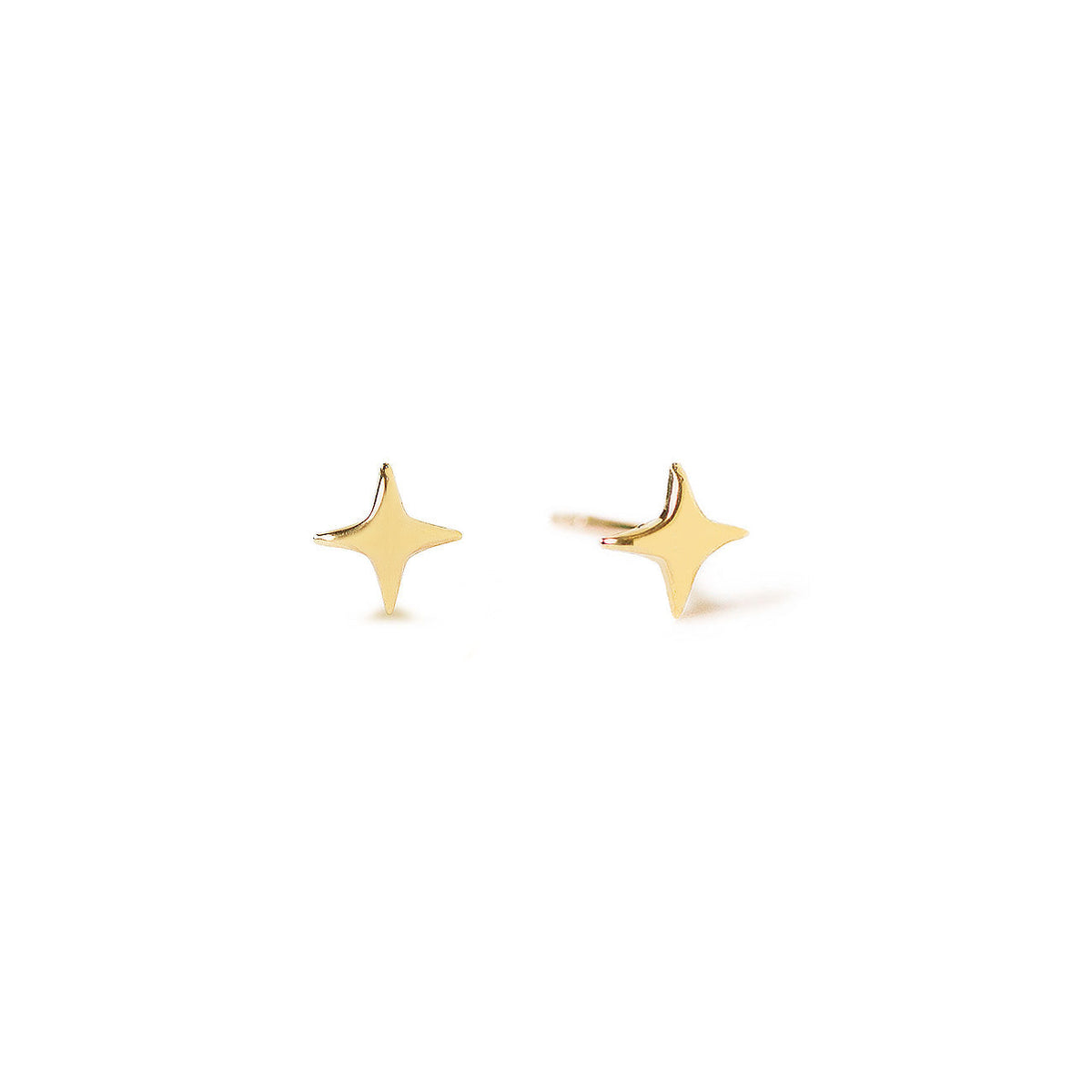 Kathryn flare star stud earrings