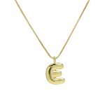 Load image into Gallery viewer, Chunky Feminine Letter Initial Necklace

