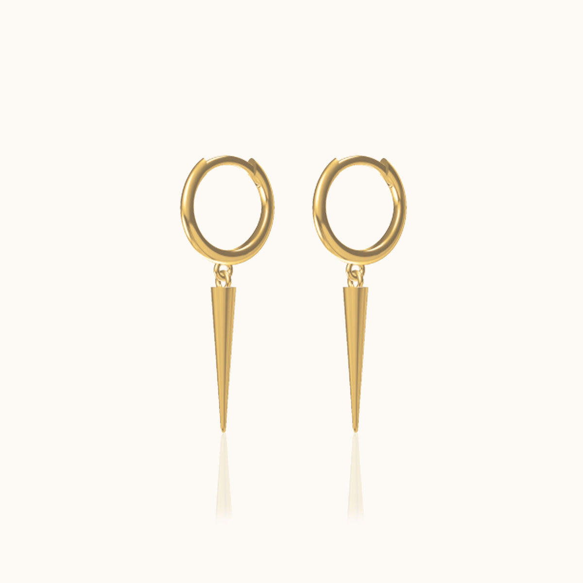 Kamala angular spike earrings