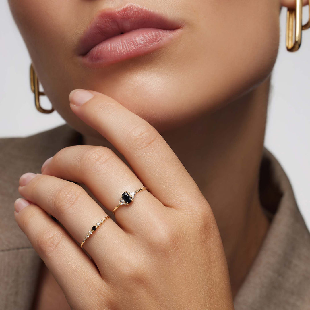 Classic Black Statement Ring