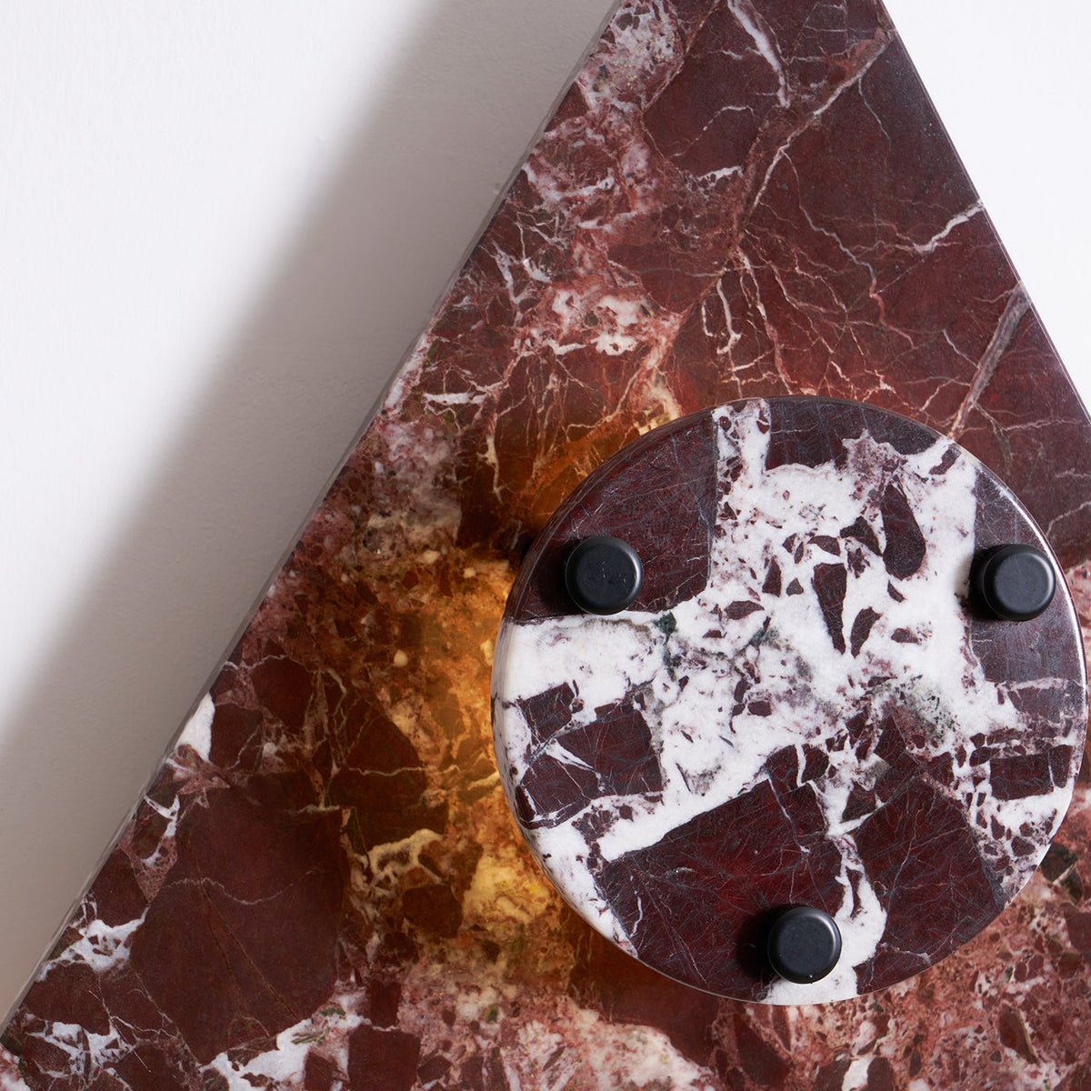 Triangular Marble Contemporary Wall Light