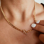 Load image into Gallery viewer, Double Chain Cuban and Pearl Necklace
